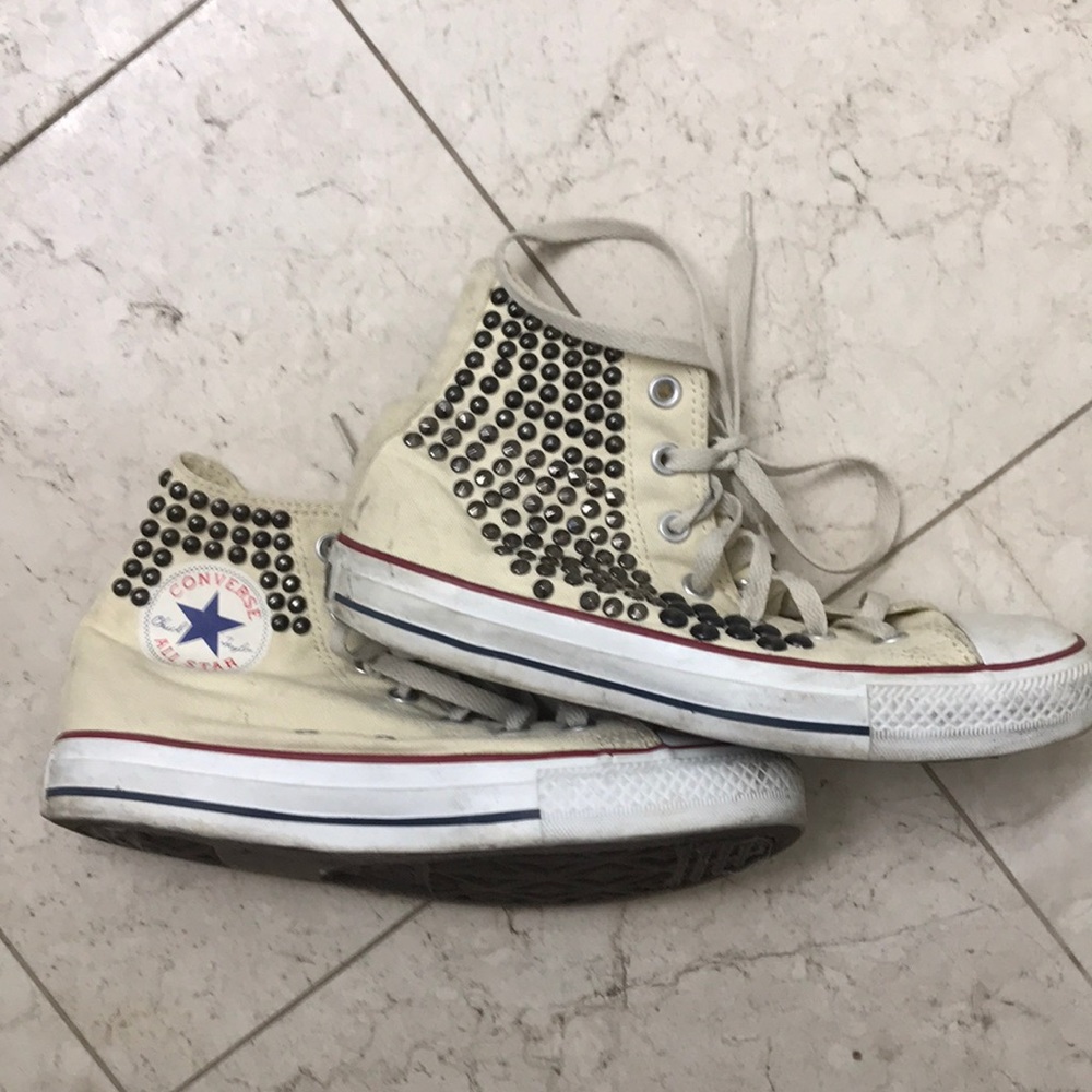 Studded High Top Converse